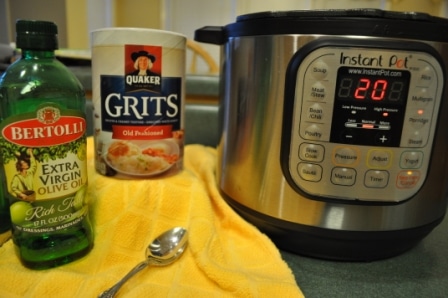 Grits Using Olive Oil in Instant Pot