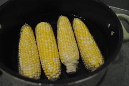 Boiled Corn on Cob